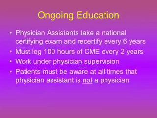 Physician's Assistant in USA